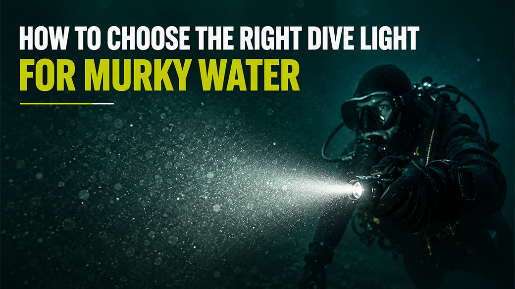 The Best Dive Light for Murky Water: Why Beam Quality Matters More Than Lumens