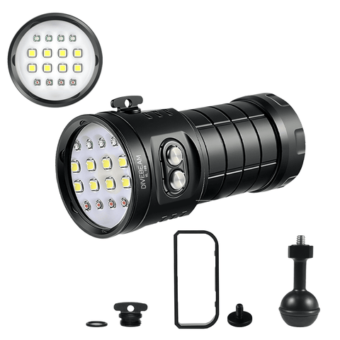 VL16 B Underwater Video Light Replaceable Battery
