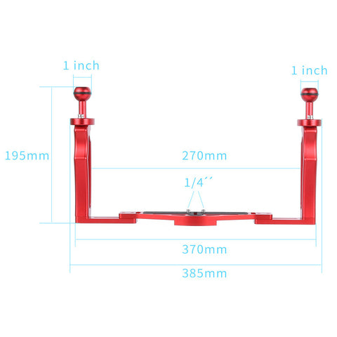 TR-D01 Aluminum Dual Handle Underwater Camera Tray