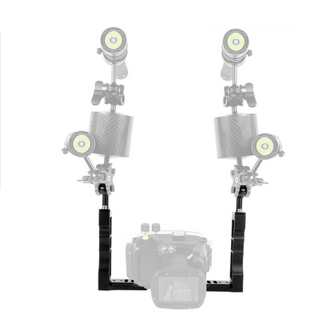 TR-D02 Lightweight Aluminum Dual Handle Underwater Camera Tray