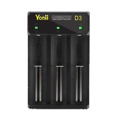Triple-Slot Battery Charger