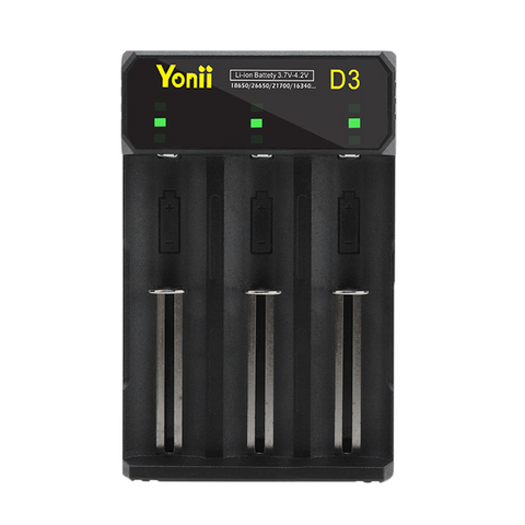 Triple-Slot Battery Charger