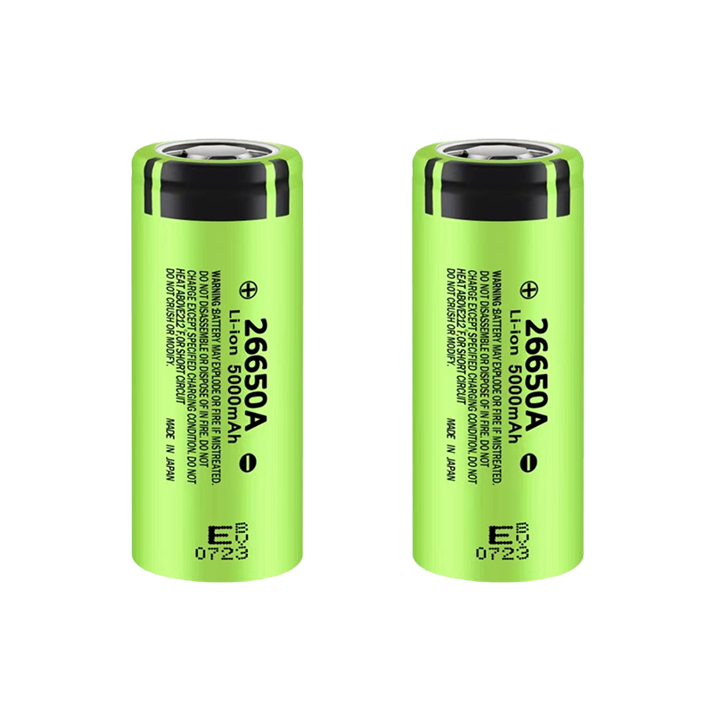 26650 Battery 5000mAh 2-Pack