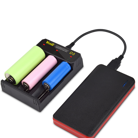 Triple-Slot Battery Charger