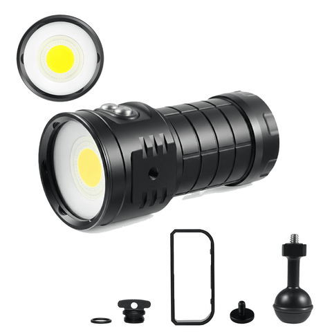 VL16 A Underwater Video Light Replaceable Battery