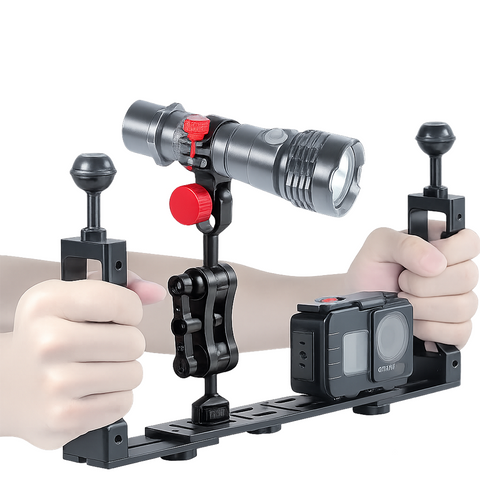 SH-07 Adjustable Ball Mount Flashlight Clamp