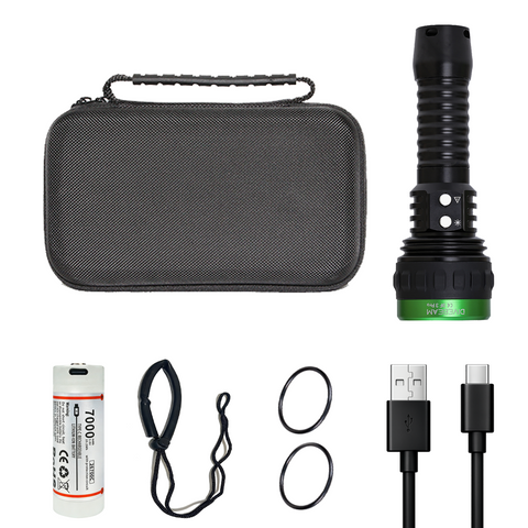 DF 3 Pro Dive Flashlight with Green Laser