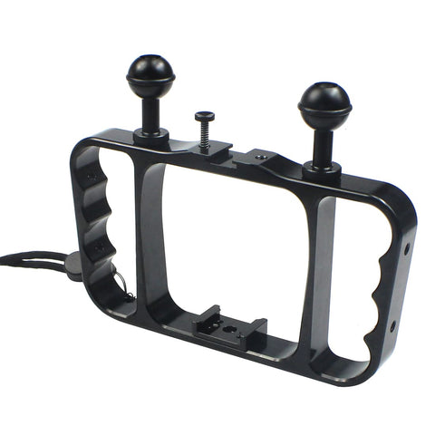TR-D06 Aluminum Dual Handle Underwater Camera Cage for GoPro