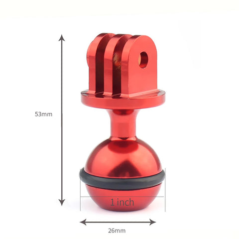 1" Ball Mount Adapter for Action Cameras-SH-003