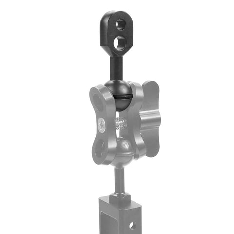 1" Ball Head Double Hole YS Adapter (SH-001)
